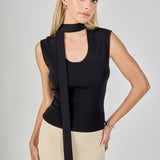 Knitted Neckband Top
