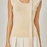 Knitted Neckband Top