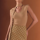 Knitted Neckband Top