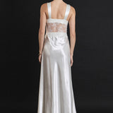 Lace Trim Sleevesless Midi Dress