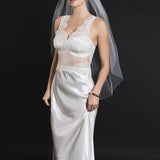 Lace Trim Sleevesless Midi Dress