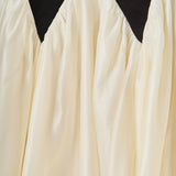Contrast Color Midi Dress