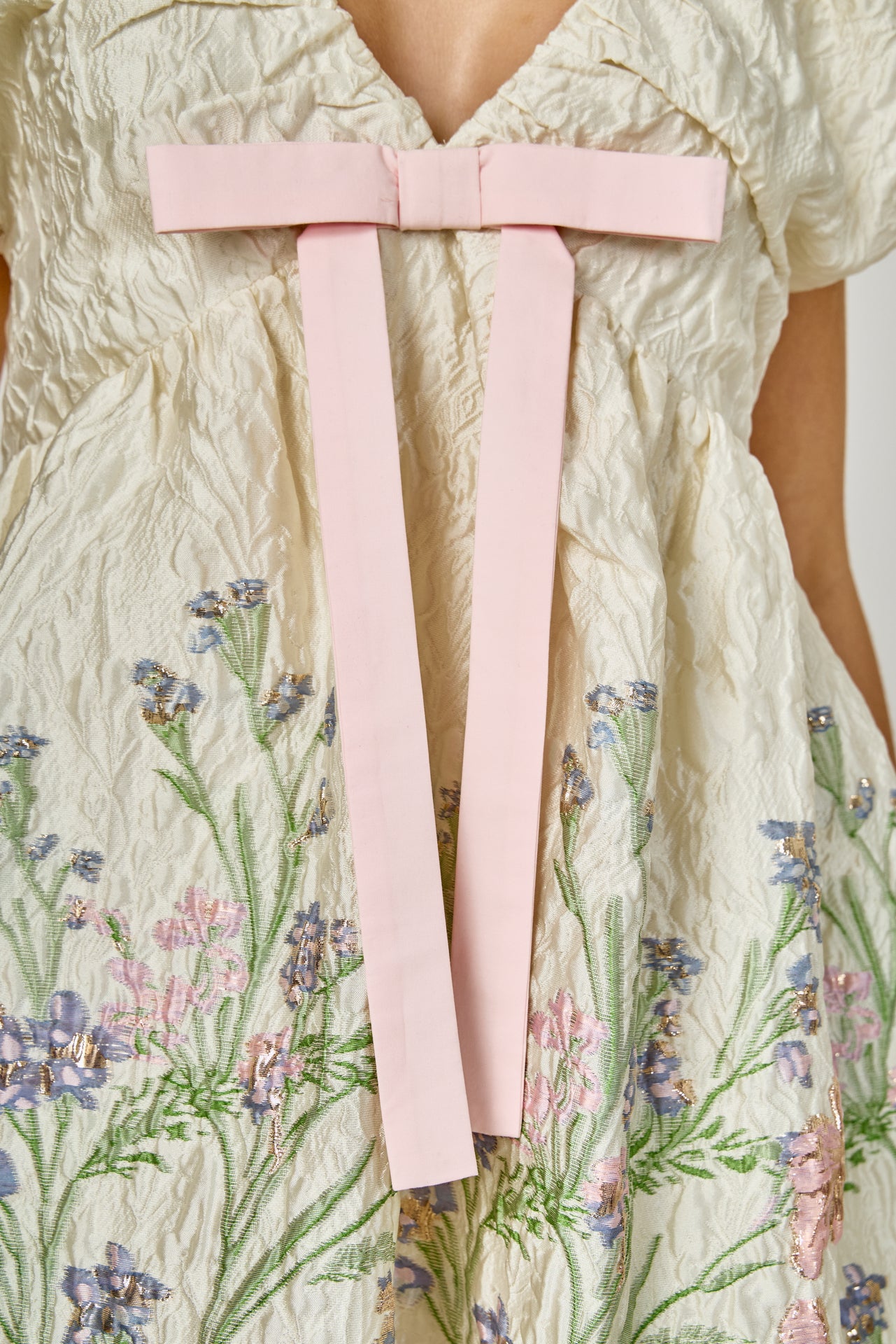 Jacquard Bow Mini Dress Endless Rose Jacquard Bow Mini Dress Endless Rose