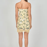 Printed Sequined Mini Dress