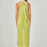 Sequin Halter Maxi Dress