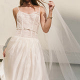Lace Corset Midi Dress