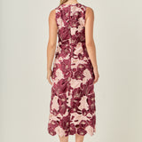 Textured Sleeveless Maxi Dress