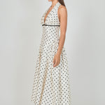 Halter Neck Polka Dot Maxi Dress – Endless Rose
