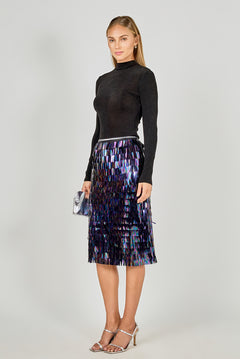 Sequin Midi Skirt