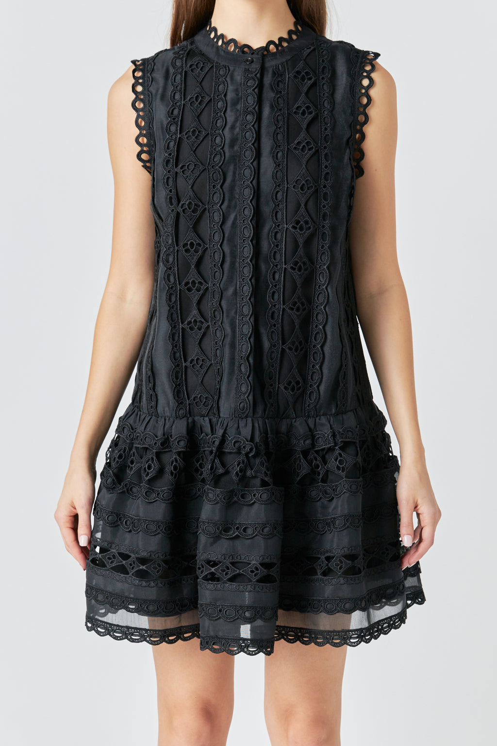 Crochet Mini Dress