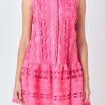 Endless Rose Lace Mini Dress - Black - M Endless Rose Lace Mini Dress - Black - M