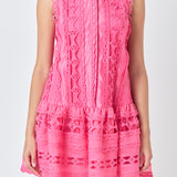 Crochet Mini Dress