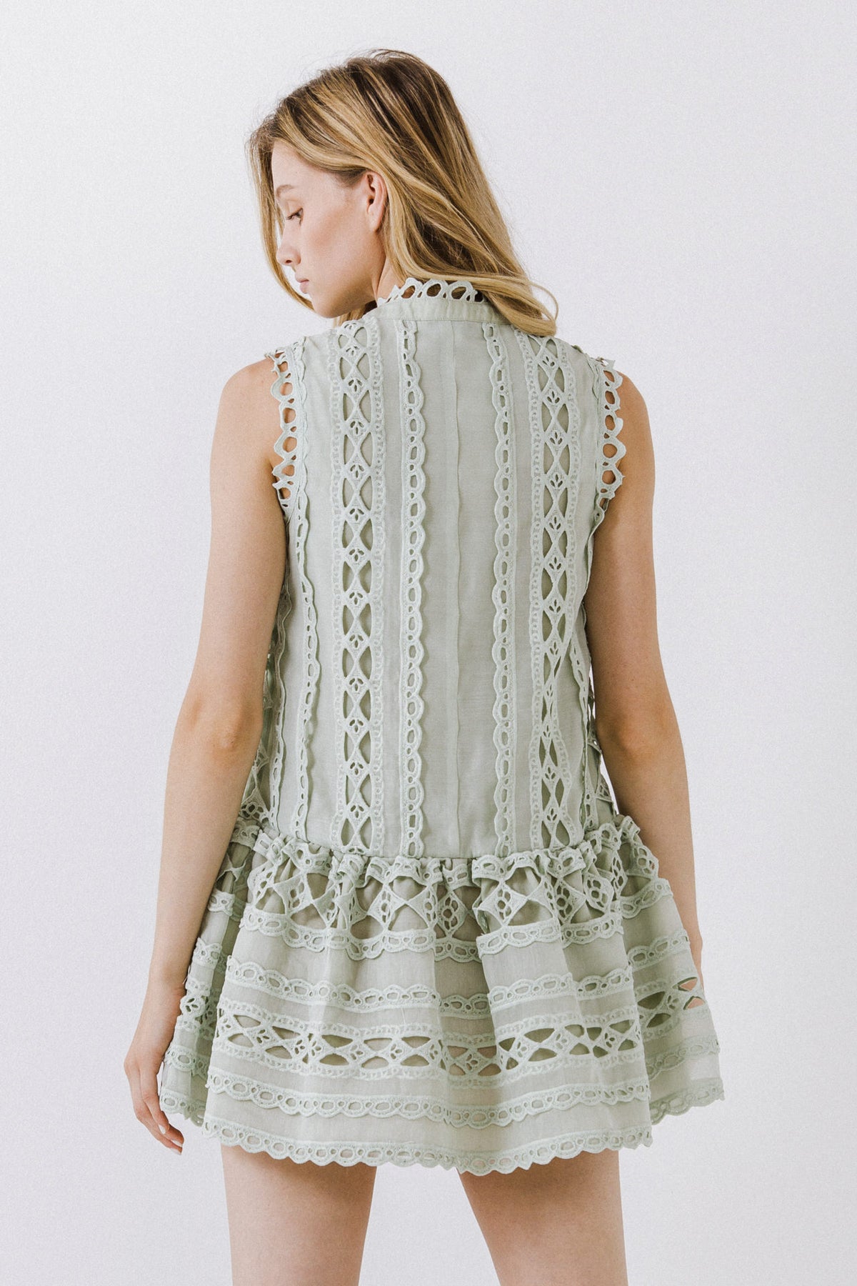 Crochet Mini Dress