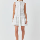 Crochet Mini Dress