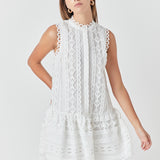 Crochet Mini Dress