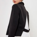 Back Cut out Tailored Jacket