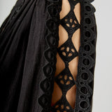 Lace Trim Mini Dress