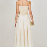 Pleated Midi Skirt