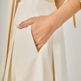 Pleated Midi Skirt
