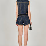 High Waisted Denim Shorts