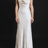 Satin Cowl Maxi Dress