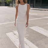 Satin And Tulle Evening Dress