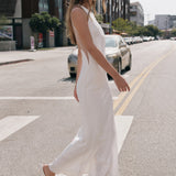 Satin And Tulle Evening Dress