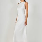 Satin And Tulle Evening Dress