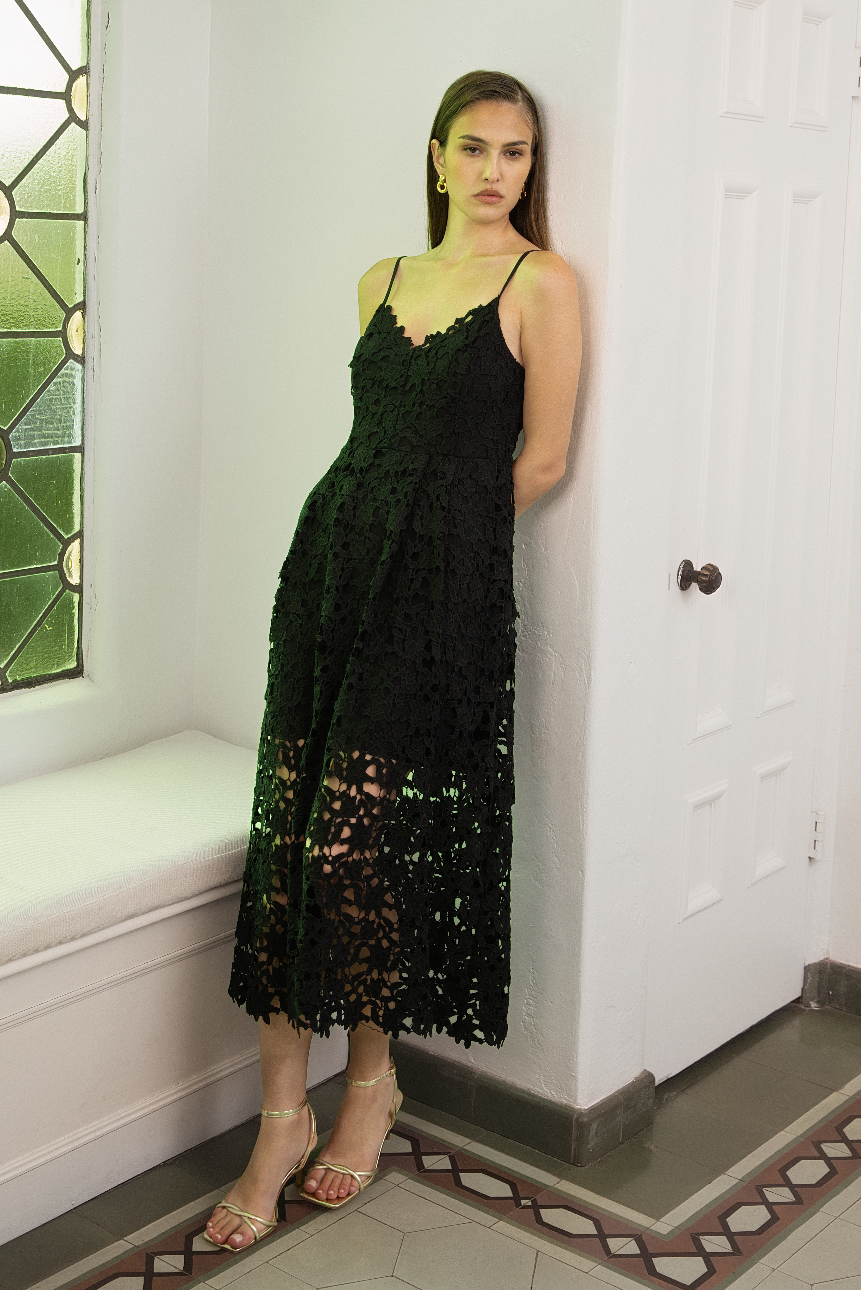 Lace Midi Dress – Endless Rose