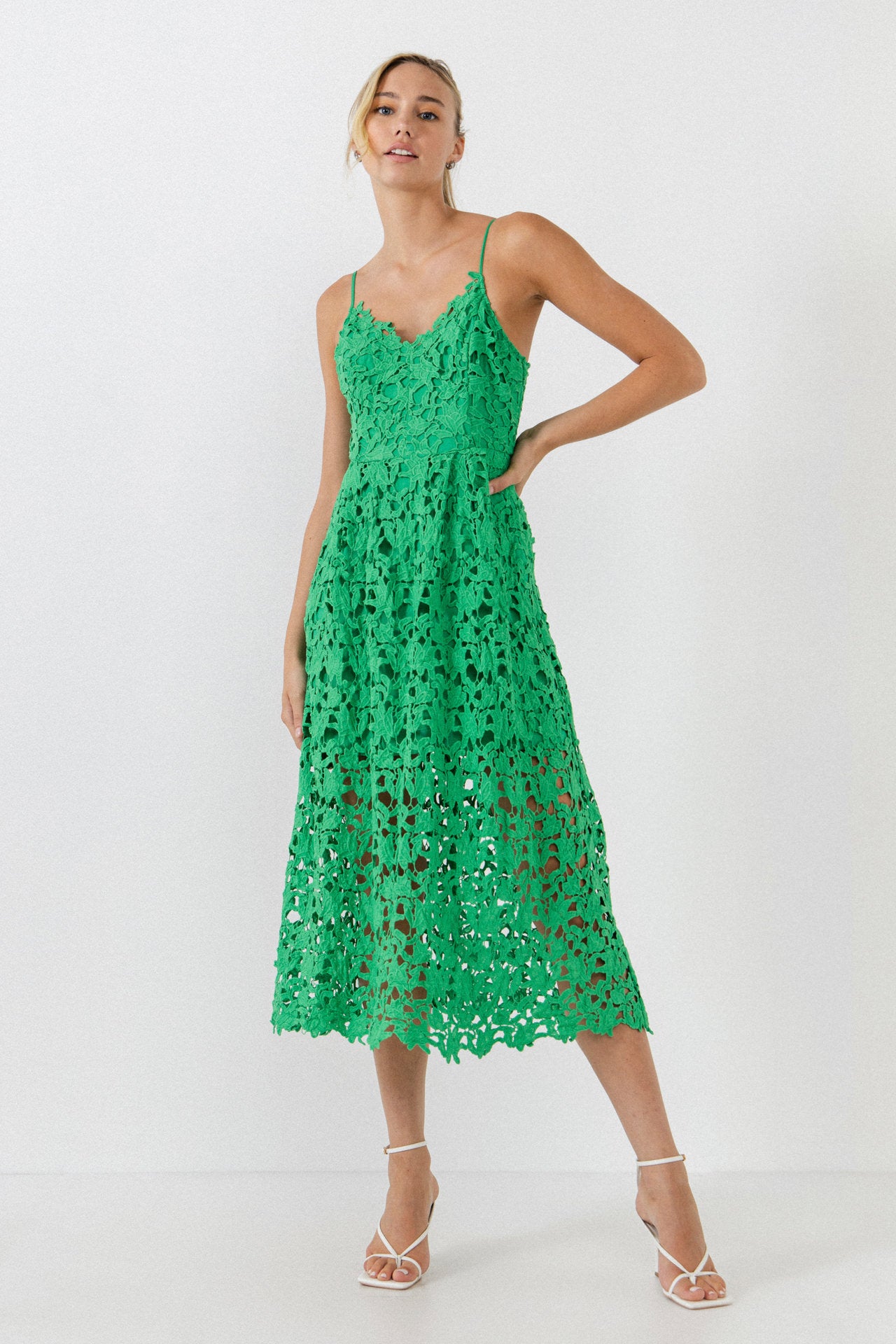 Lace Midi Dress Endless Rose Lace Midi Dress Endless Rose