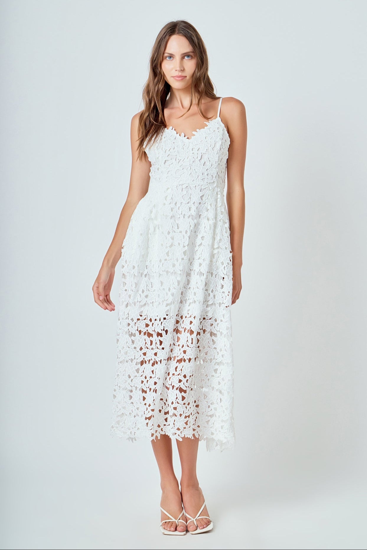 White Dresses - Lace & Midis Endless Rose White Dresses - Lace & Midis Endless Rose