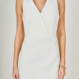 Large Bow Mini Dress