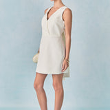 Large Bow Mini Dress