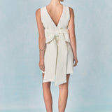 Large Bow Mini Dress