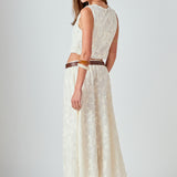 Floral Embroidery Lace Skirt