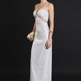 Emma Sequined Cut Out Midi Dress