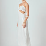 Emma Sequin Cut Out Midi Dress