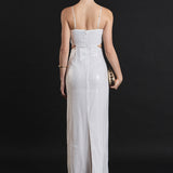 Emma Sequined Cut Out Midi Dress