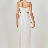 Emma Sequined Cut Out Midi Dress