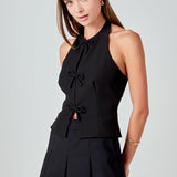 Harper Bow Detail Halter Top