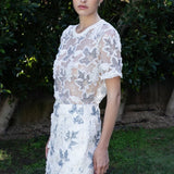 Embroidered Short Skirt