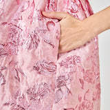 Jacquard Print Mini Dress