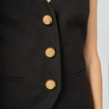 Button Down Halter Top