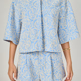 Embroidered Detail Top