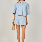 Embroidered Detail Top