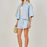 Embroidered Detail Top