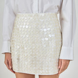 Mother of Pearls Mini Skirt