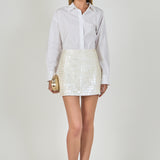 Mother of Pearls Mini Skirt