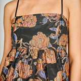 Metallic Jacquard Mini Dress