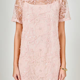 Sequins Embroidery Mesh Dress